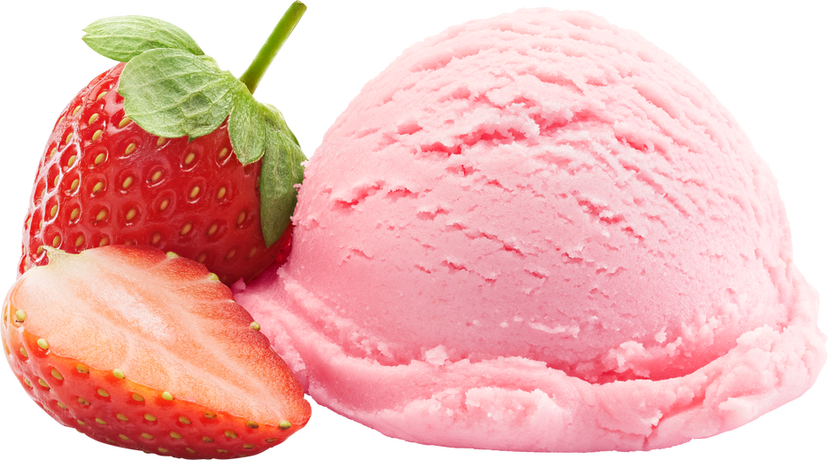 Strawberry ice cream